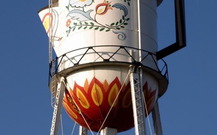 Image of Interesting Water Tower 